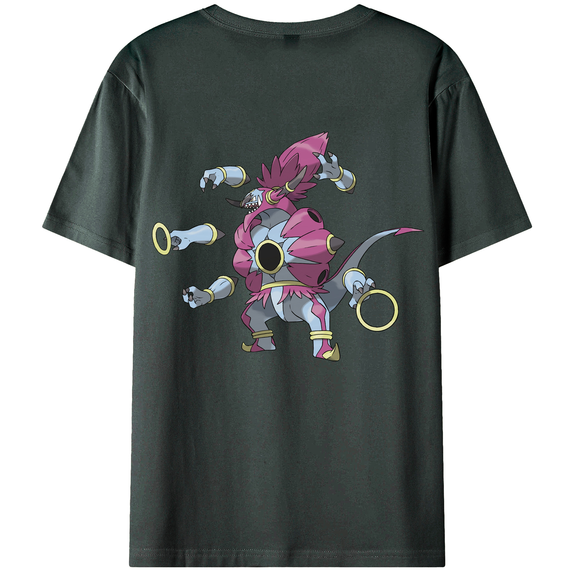ポケットモンスター Pokémon 綿100％ メンズ半袖Tシャツ（バックプリント） 通気性